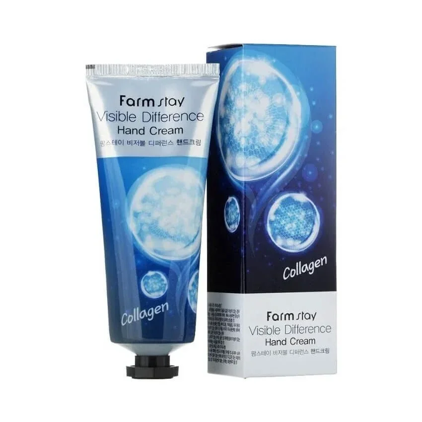 Крем для рук с коллагеном Farmstay Visible Difference Hand Cream