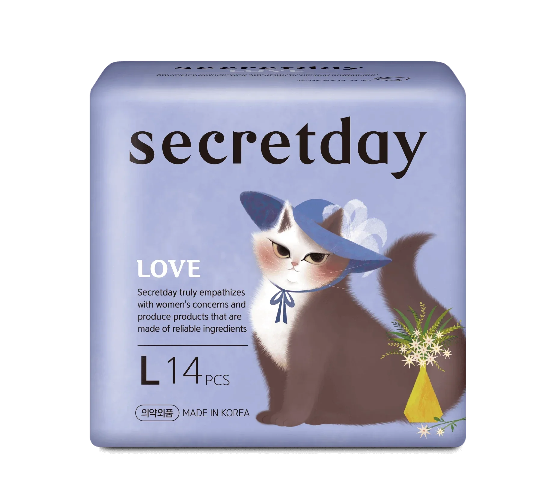 Ультратонкие прокладки Secret Day Love L (14шт)