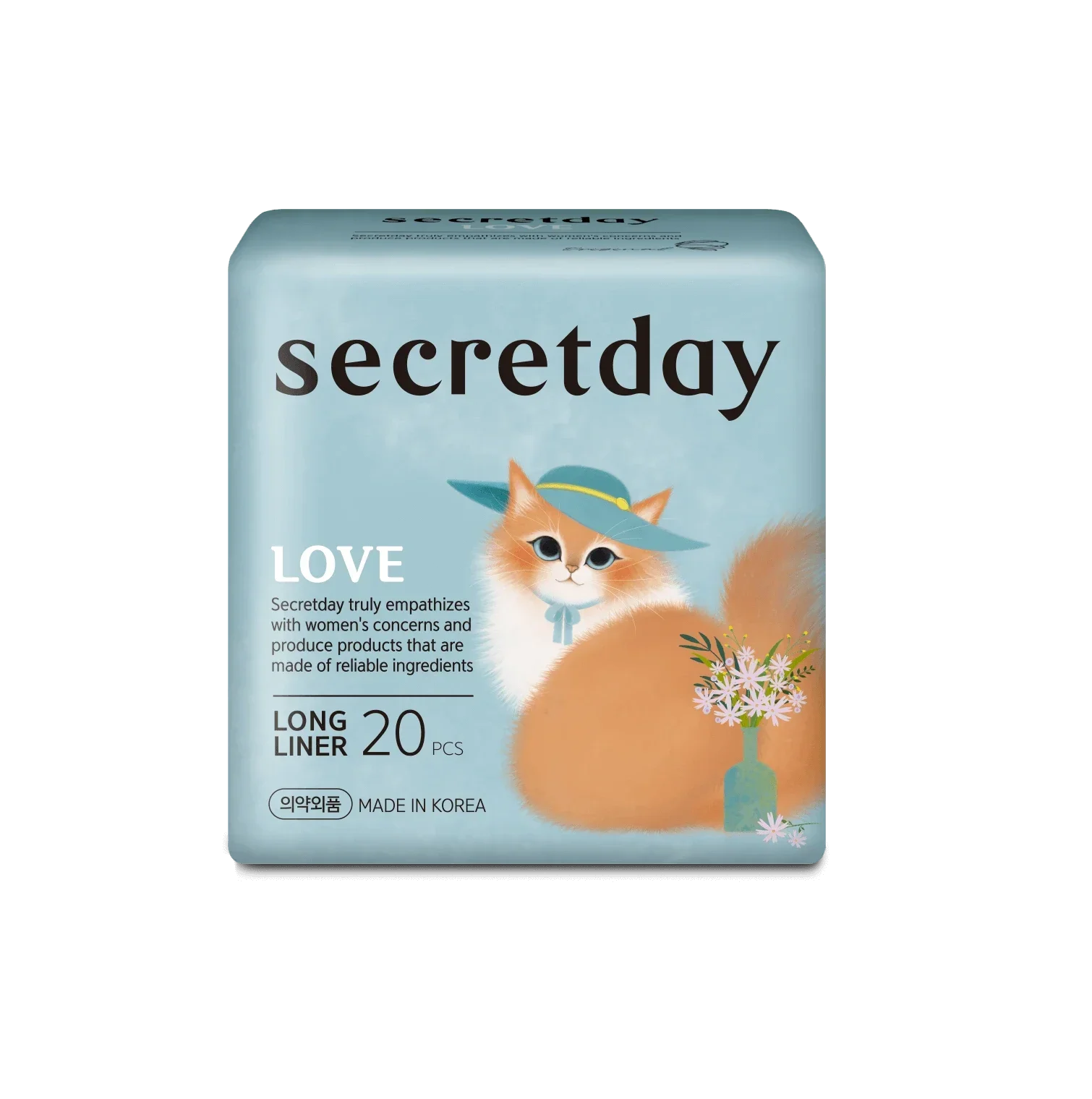 SecretDay Прокладки женские ежедневные LOVE, Long Liner, 20 шт 