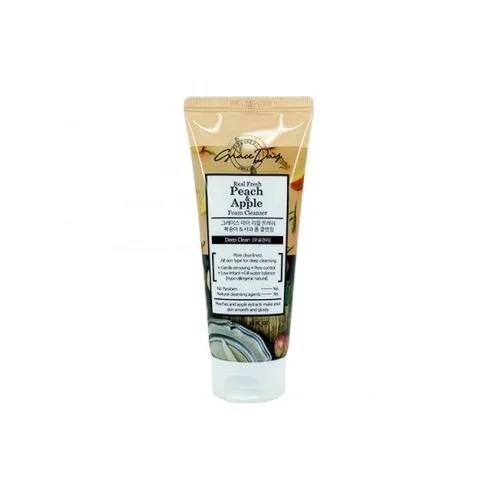 Пенка для умывания Grace Day Real Fresh Peach & Apple Foam Cleanser - 100ml