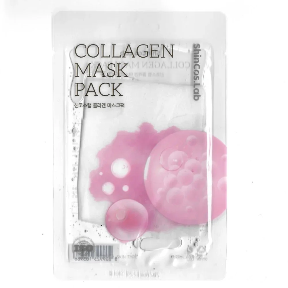ShinCos.Lab Cellulose Mask Pack Collagen Тканевая маска для лица с коллагеном 