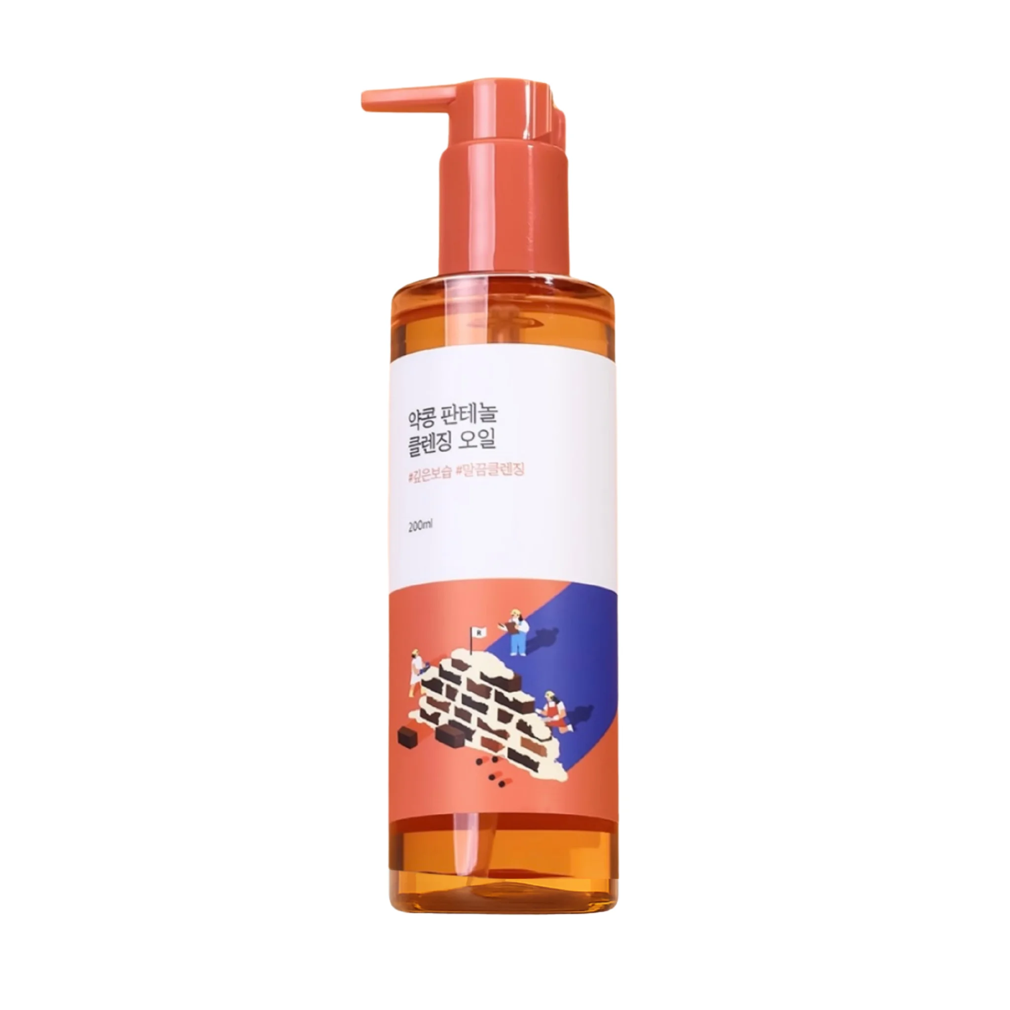ROUND LAB Гидрофильное масло Soybean Panthenol Cleansing Oil 200ml