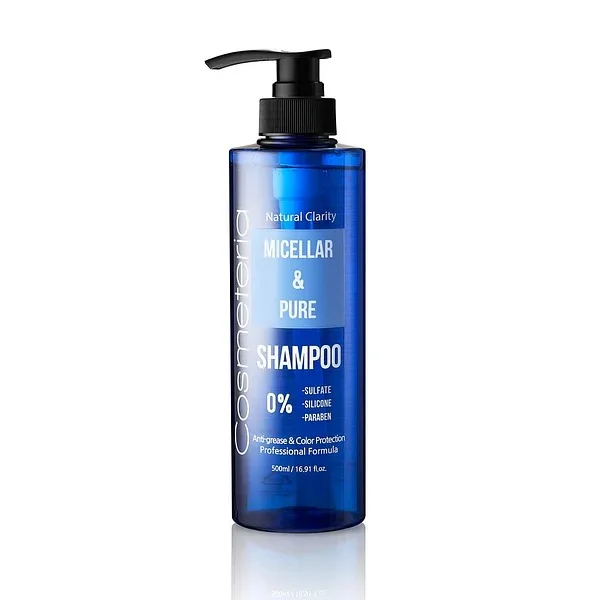 Шампунь для волос бессульфатный Мицеллярный Cosmeteria Micellar&Pure Shampoo Anti-Grease&Color Protection 