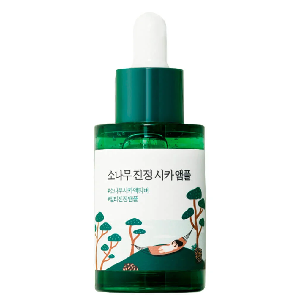 Ампула с экстрактами сосны и центеллы для проблемной кожи Round Lab Pine Calming Cica Ampoule