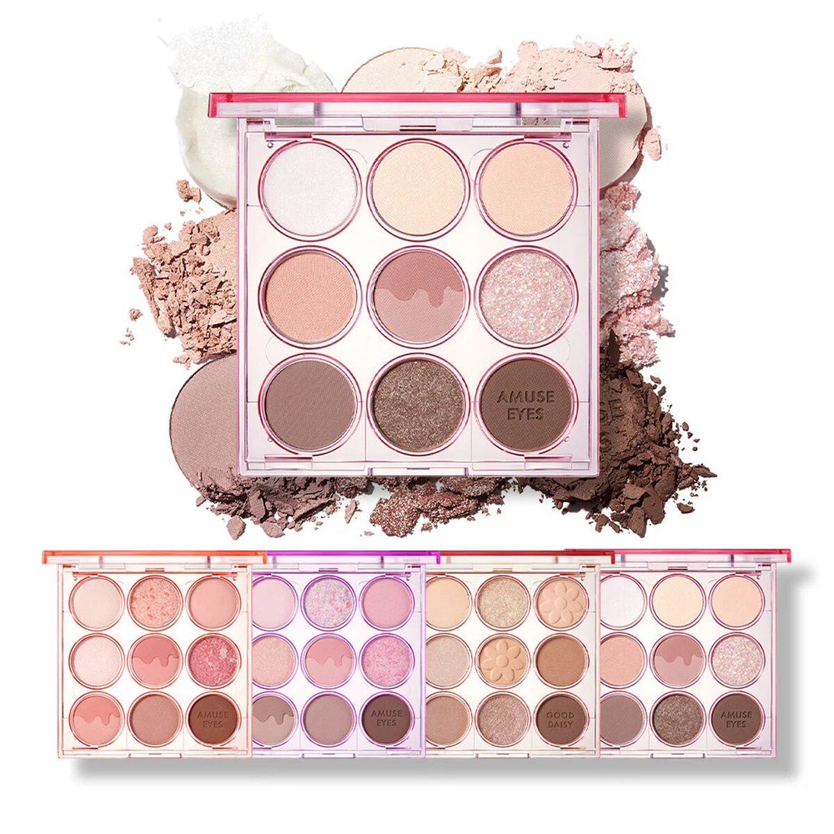 Палетка нюдовых теней для век AMUSE Eye Color Palette