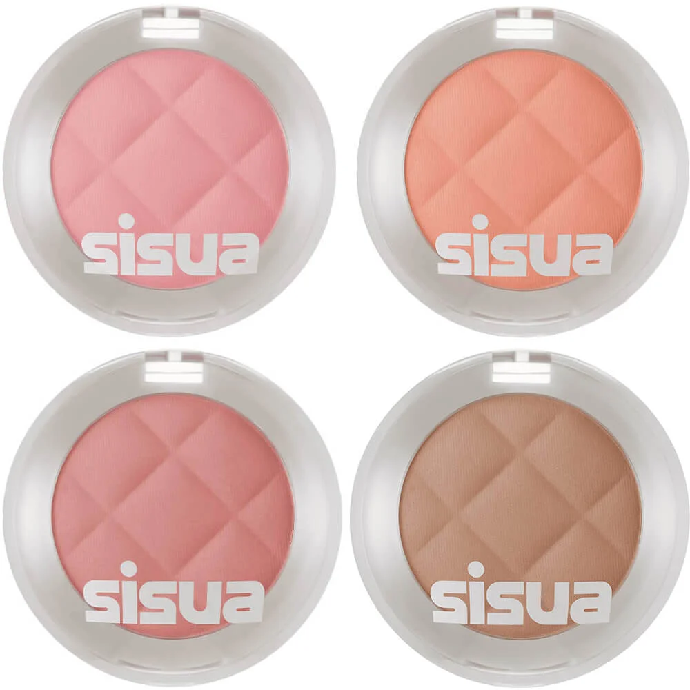 Компактные румяна с сияющим финишем Unleashia Sisua Butter Waffle Dough Blusher