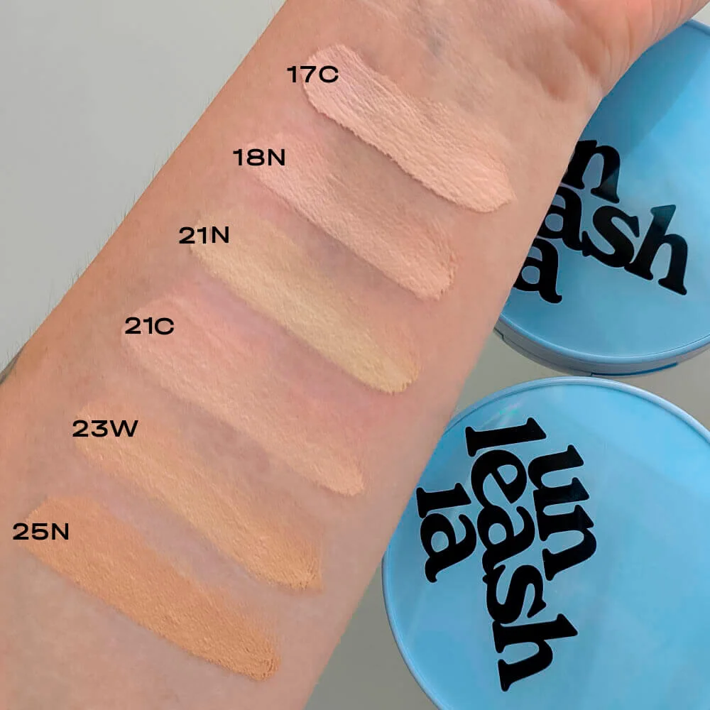 Тональный кушон с матовым финишем Unleashia Babe Skin Baby Blue Cushion SPF40 PA++ 25N