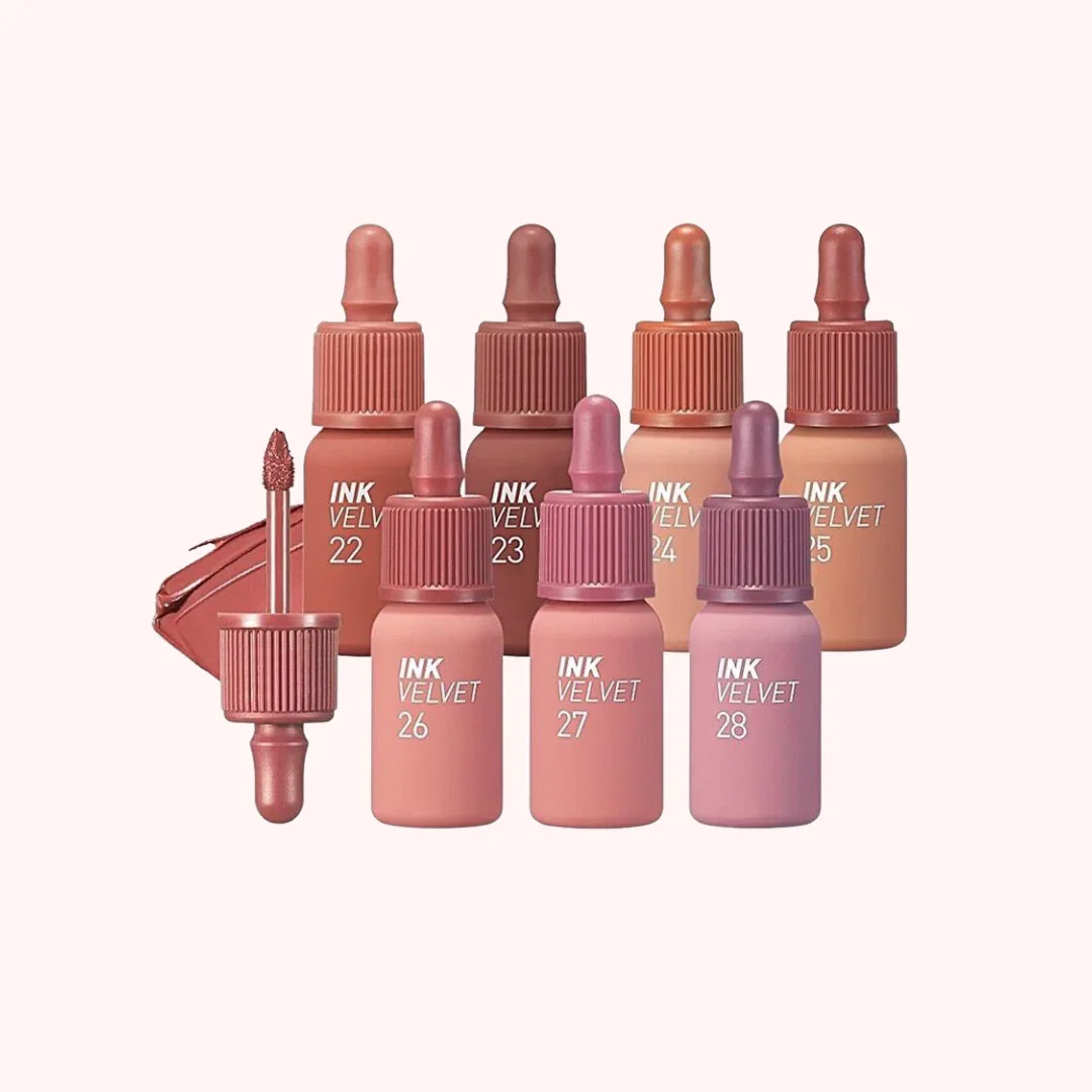 Мягкие вельветовые тинты для губ Peripera Ink The Velvet