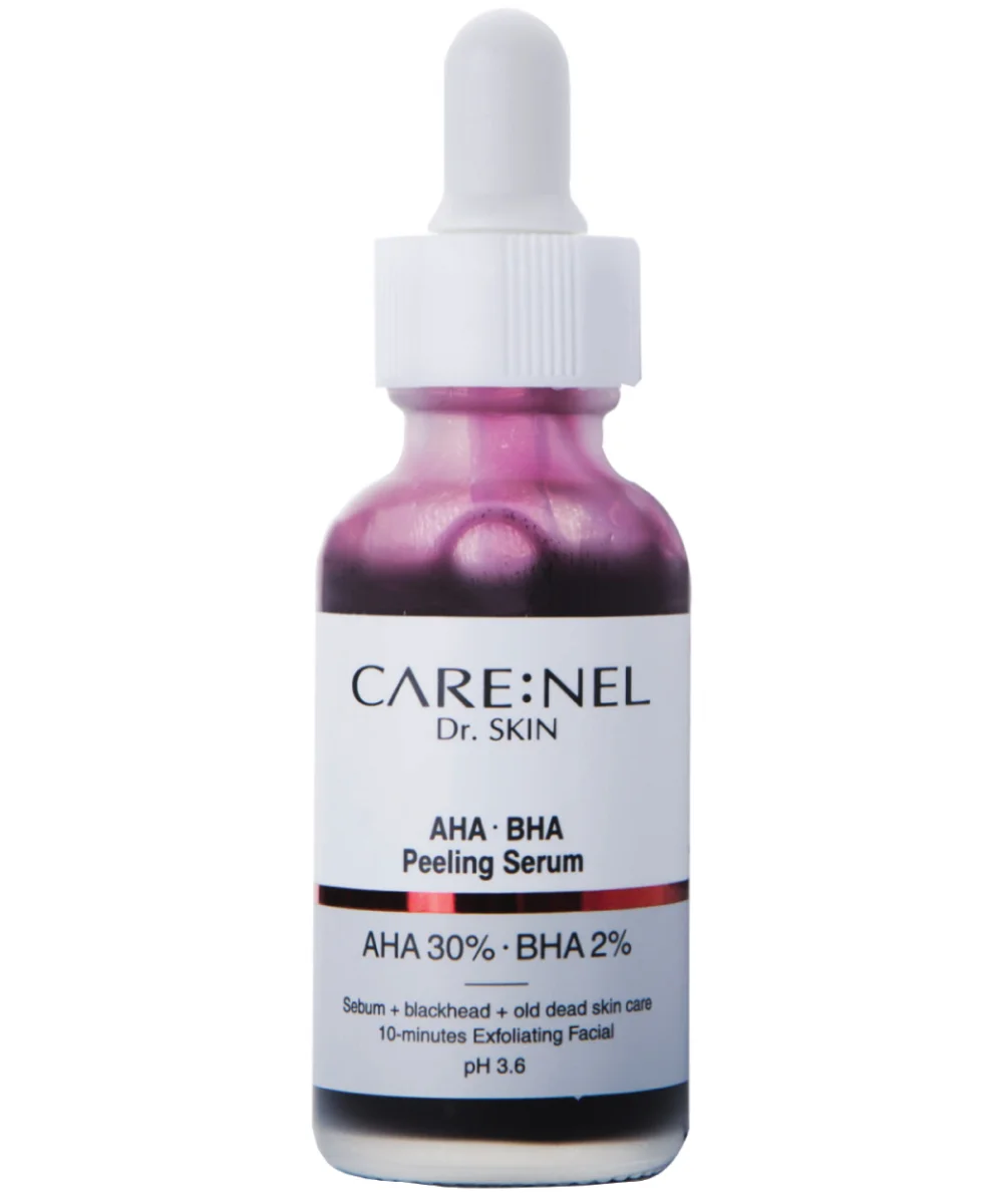 Care:Nel Кровавый пилинг для лица с AHA- и BHA- кислотами AHA BHA peeling serum