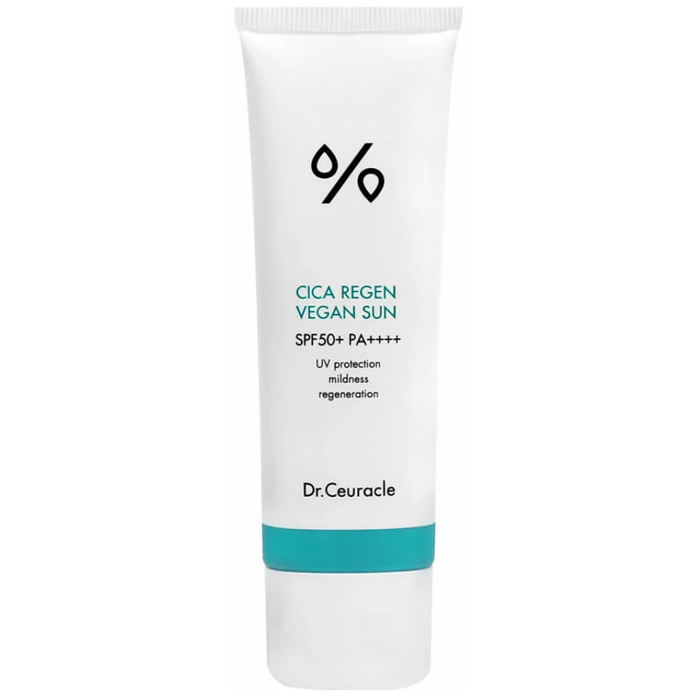 Солнцезащитный веганский крем с центеллой Dr.Ceuracle Cica Regen Vegan Sun SPF50+ PA++++