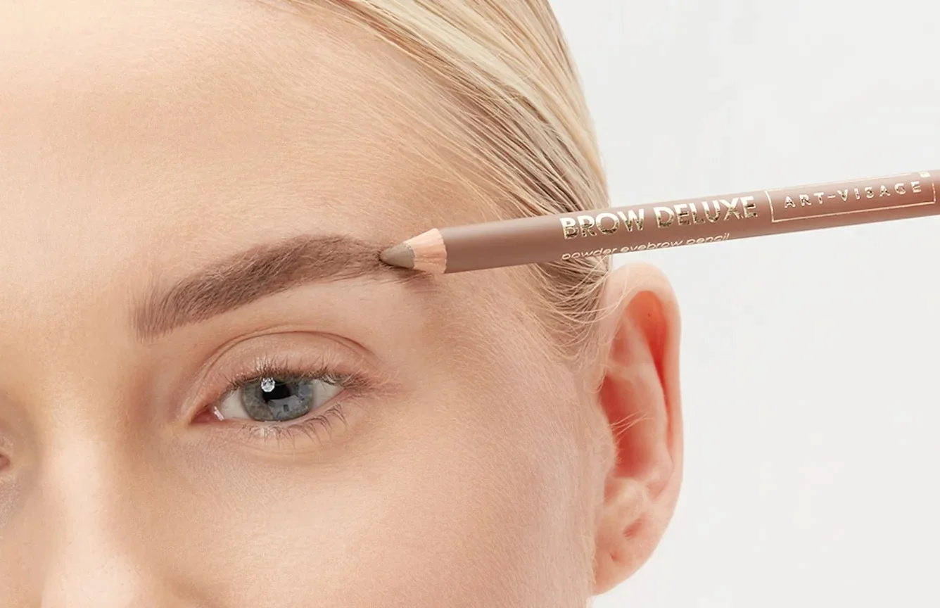 Карандаш для бровей пудровый ART-VISAGE BROW DELUXE 11 пепельно-русый