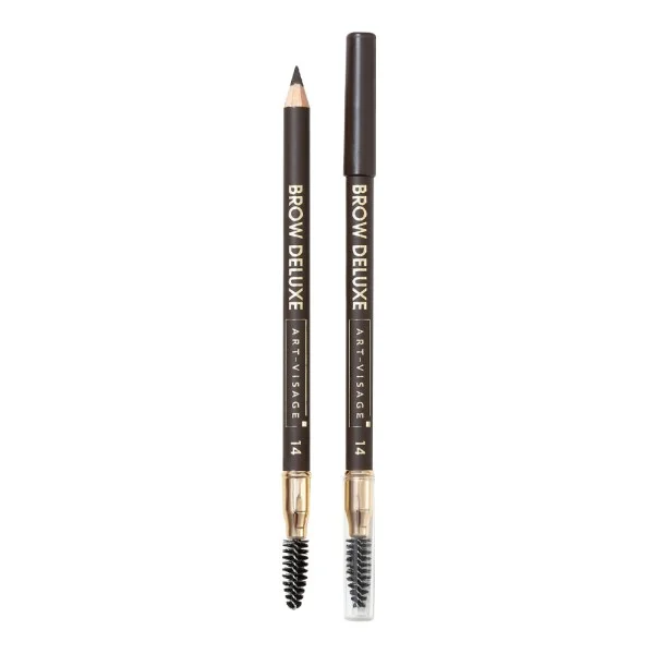 Карандаш для бровей пудровый ART-VISAGE BROW DELUXE 14 графит