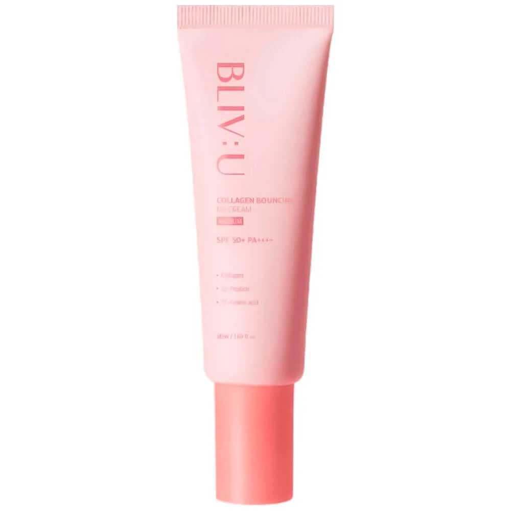 Коллагеновый BB-крем с пептидами BLIV:U Collagen Bouncing BB Cream SPF50+ PA++++