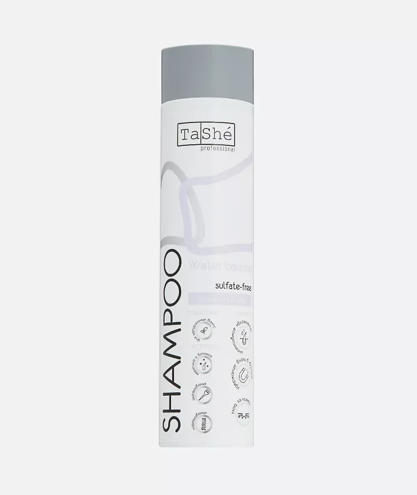 Бессульфатный шампунь для волос Tashe professional Water balance