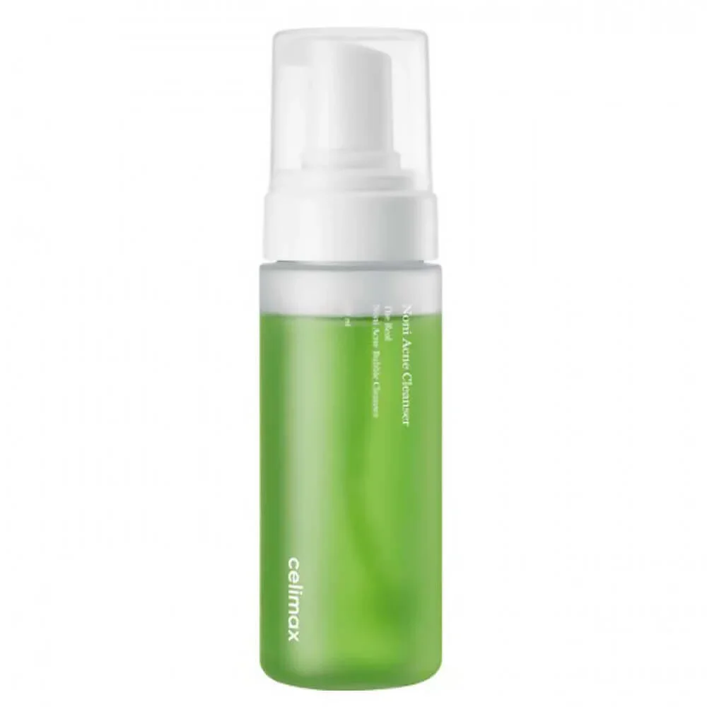 Мягкая очищающая пенка с экстрактом нони Celimax The Real Noni Acne Bubble Cleanser