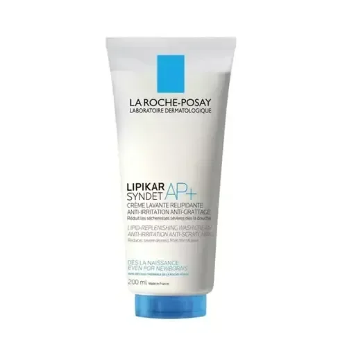 Липидовосстанавливающий очищающий крем-гель для лица и тела La Roche-Posay Lipikar Syndet AP+