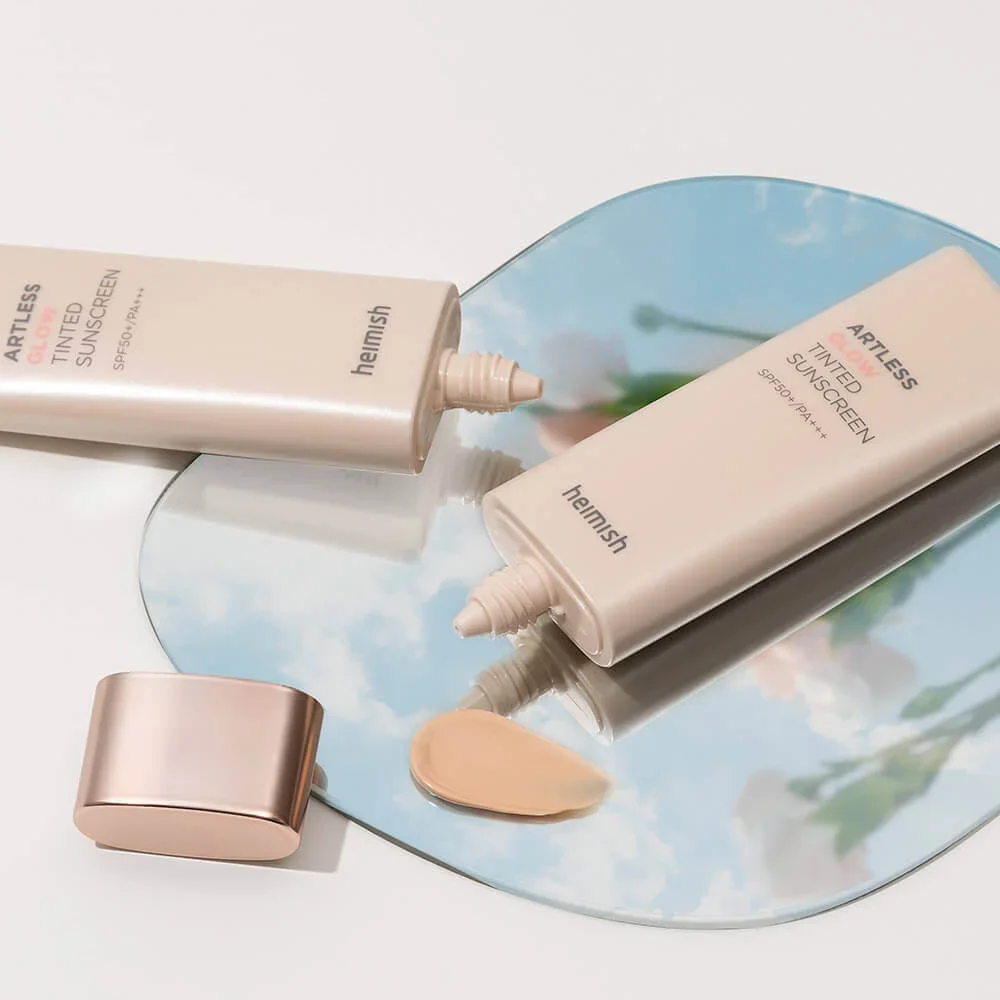 Тонирующий санскрин с сияющим финишем Heimish Artless Glow Tinted Sunscreen SPF50+ PA+++