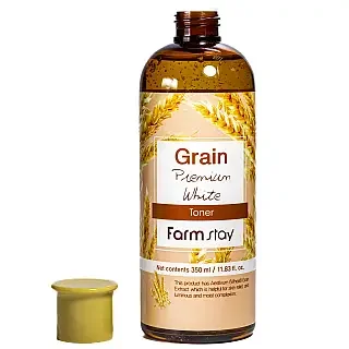 Выравнивающий тонер с экстрактом ростков пшеницы FARMSTAY "Grain Premium White Toner"