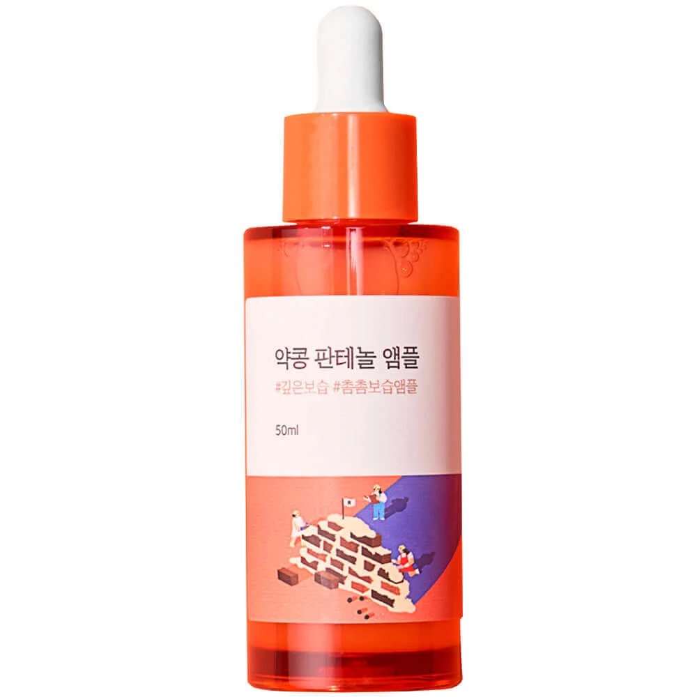 Барьерная ампула с чёрной соей и пантенолом Round Lab Soybean Panthenol Ampoule
