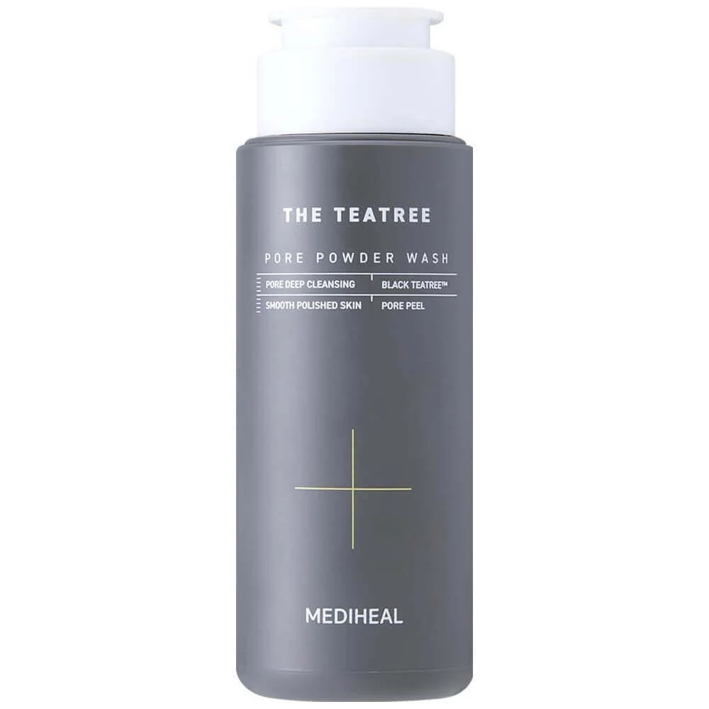 Энзимная пудра с кислотами и древесным углём Mediheal The Teatree Pore Powder Wash