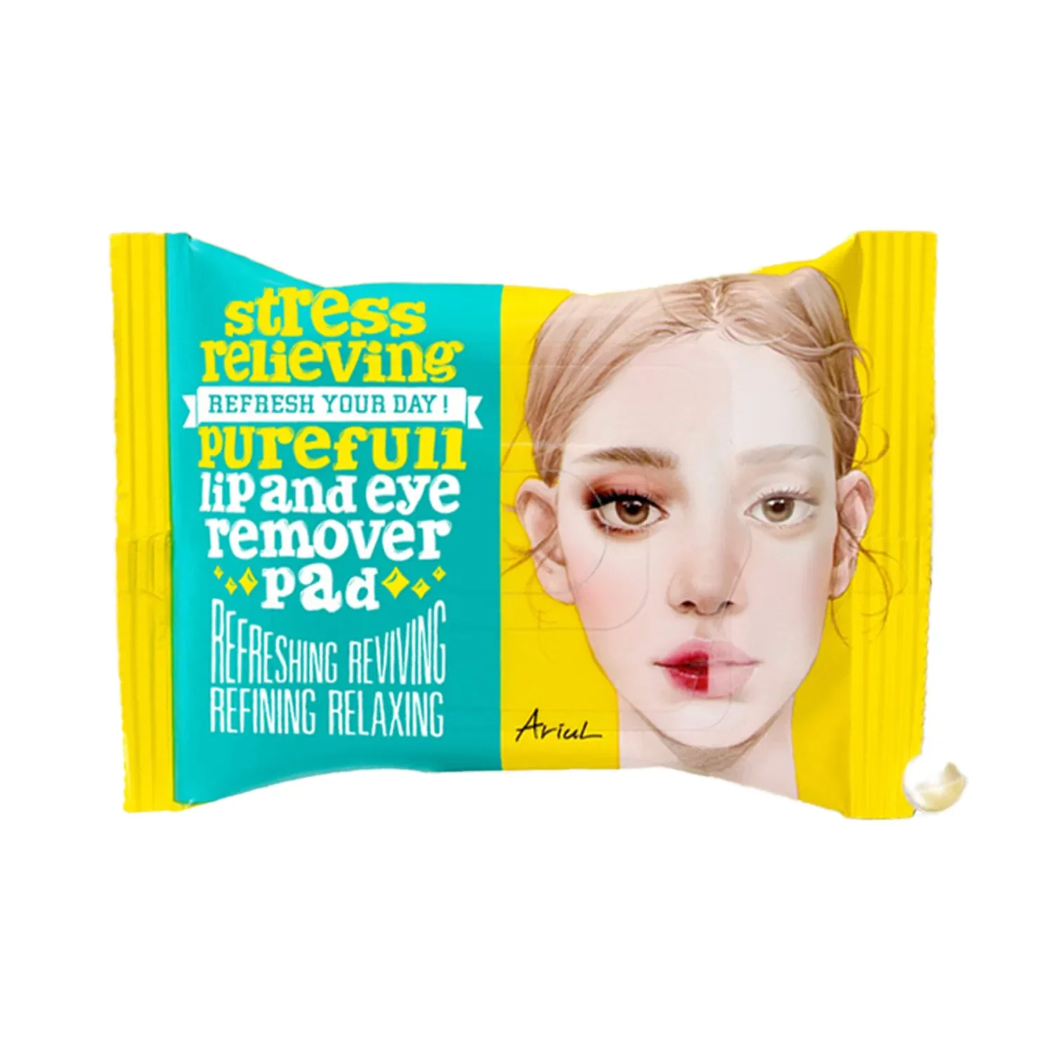 Очищающие пэды для губ и глаз ARIUL Stress Relieving Purefull Lip And Eye Remover Pad 30шт