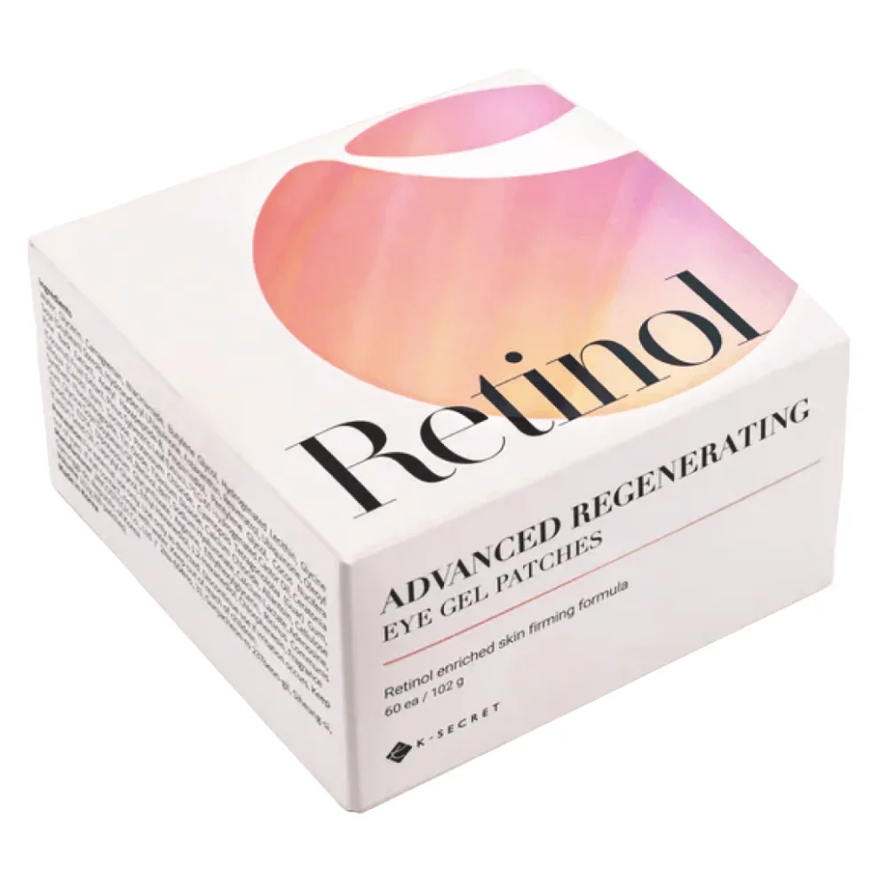 Регенерирующие патчи для век с ретинолом K-SECRET Advanced Regenerating Eye Gel Patches