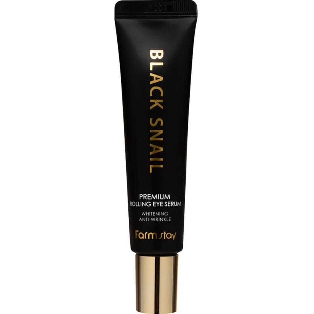 FarmStay Сыворотка для кожи вокруг глаз с муцином улитки антивозрастная «Black Snail Premium Rolling Eye Serum»