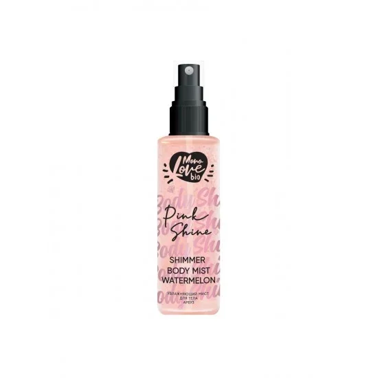Увлажняющий мист для тела Розовый блеск Арбуз Pink Shine MonoLove Bio