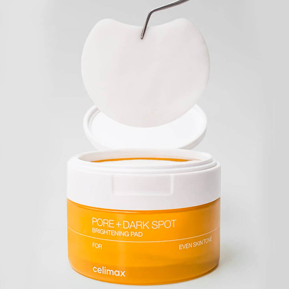 Тонер-пэды для выравнивания тона и рельефа кожи Celimax Pore+Dark Spot Brightening Pad 80 шт.