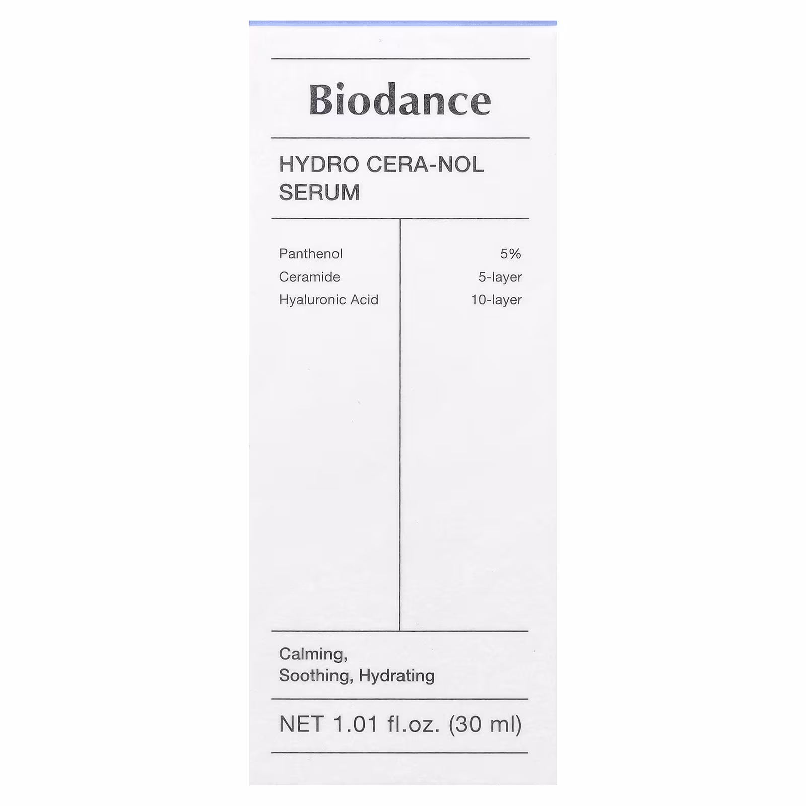 Увлажняющая и успокаивающая сыворотка для лица BIODANCE HYDRO CERA NOL SERUM