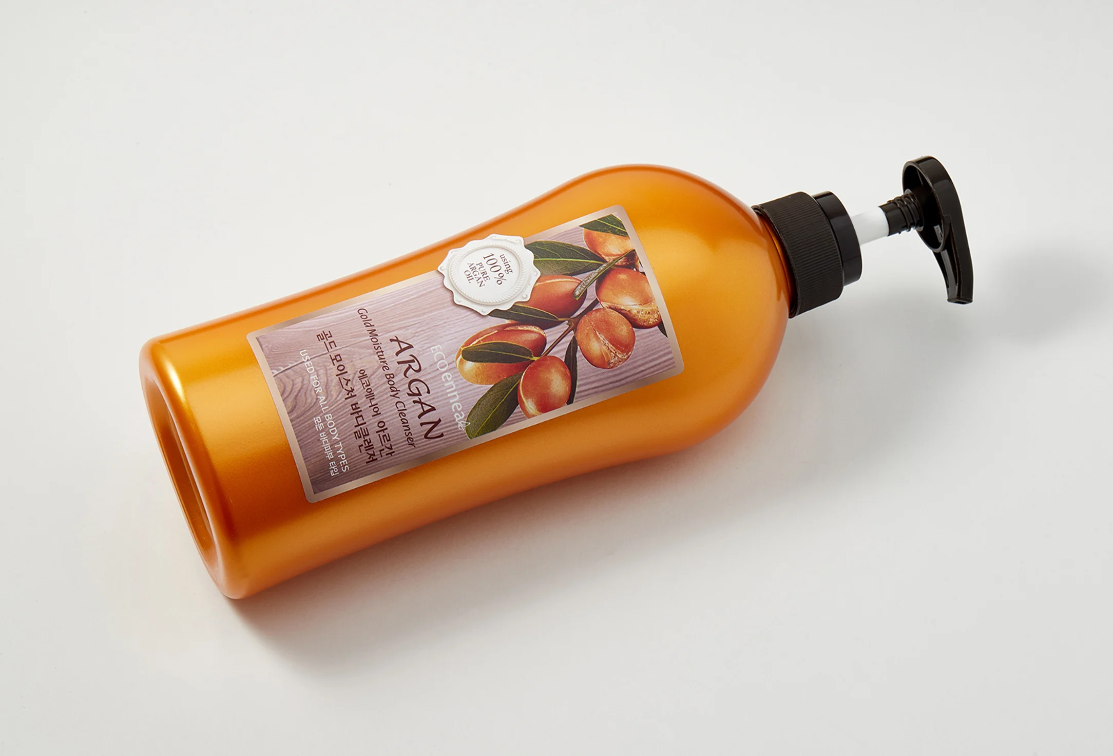 Увлажняющий гель для душа WelcosECOennea ARGAN Gold Moisture Body Cleanser