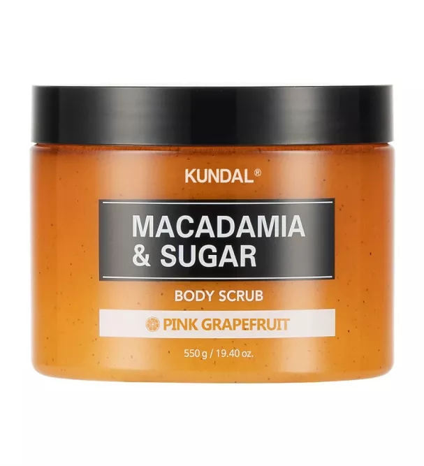 Скраб для тела KUNDAL MACADAMIA & SUGAR BODY SCRUB PINK GRAPEFRUIT