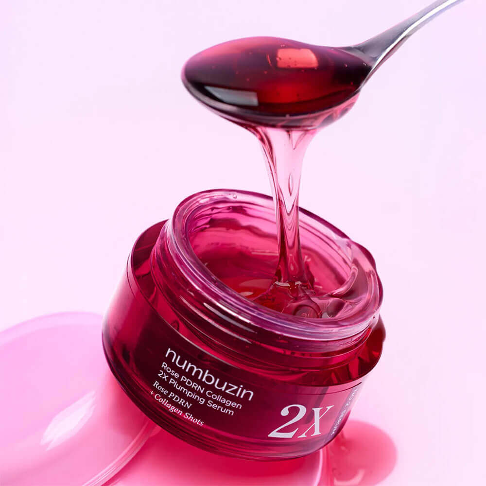 Интенсивная сыворотка с ПДРН и микроиглами numbuzin No.2 Rose PDRN Collagen 2X Plumping Serum