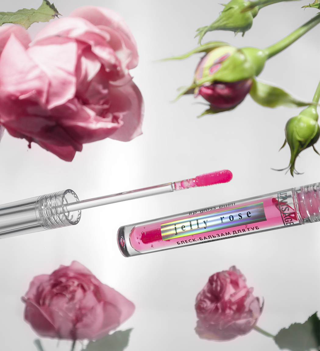 Блеск-бальзам для губ JELLY ROSE LUXVISAGE