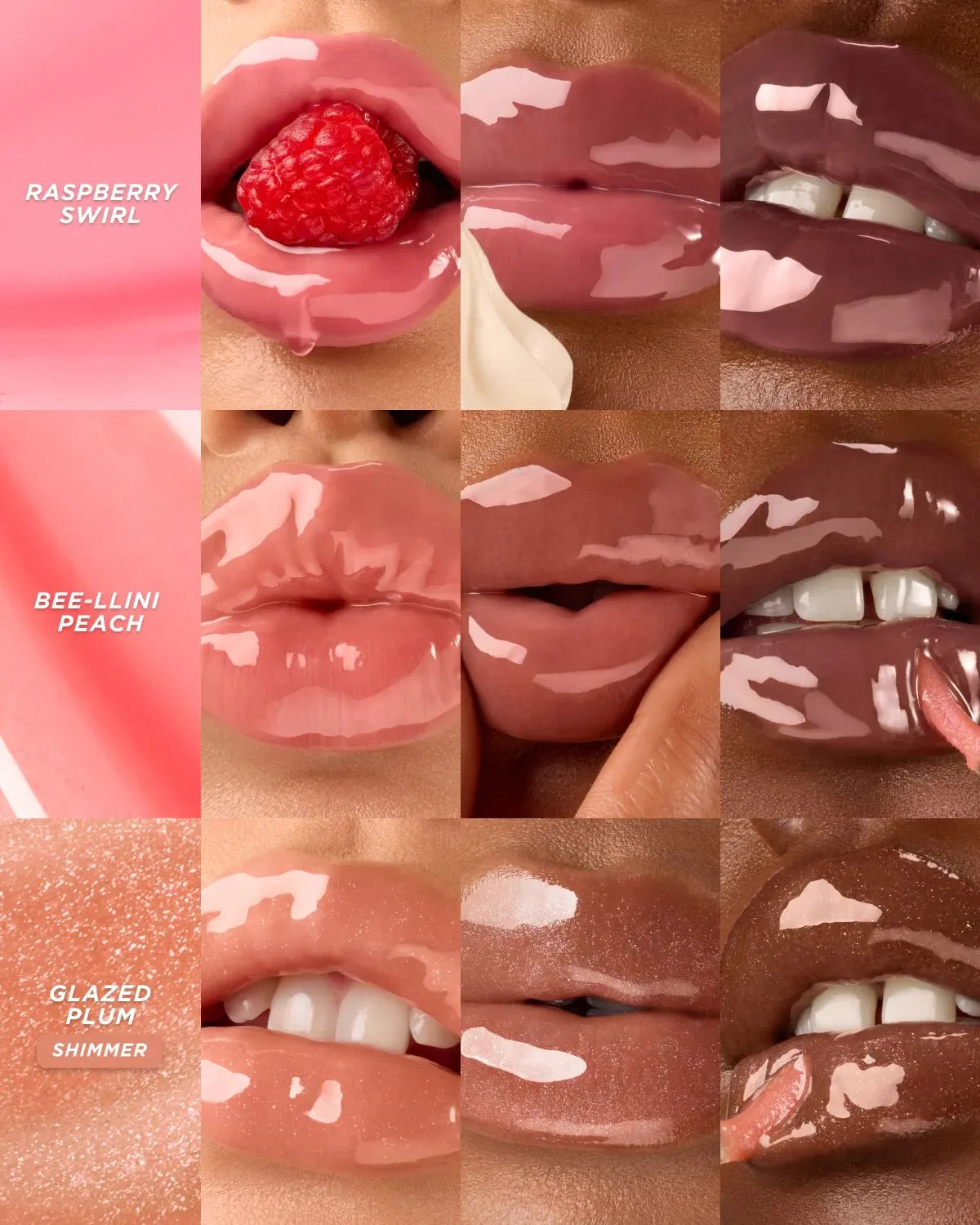 GISOU Обогащённое мёдом масло для губ 8 мл Honey Infused Lip Oil BEE ILINI PEACH