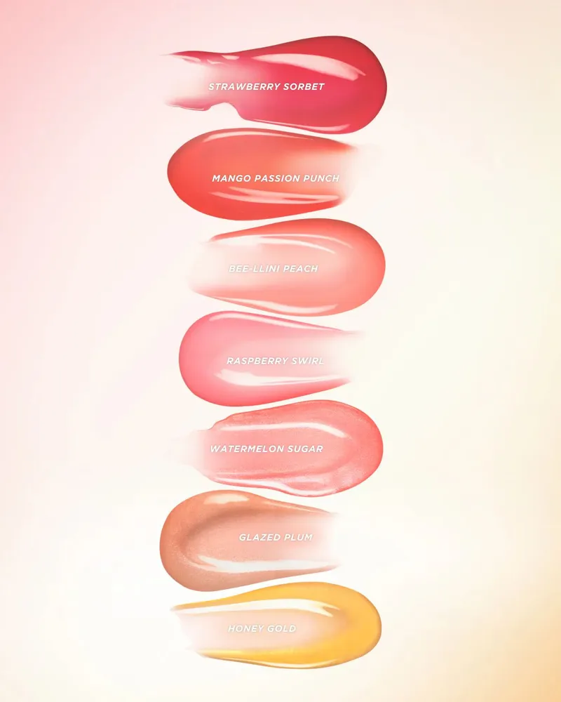 GISOU Обогащённое мёдом масло для губ 8 мл Honey Infused Lip Oil RASPBERRY SWIRL