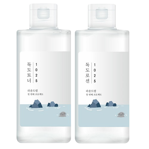 Увлажняющий Набор - Round Lab 1025 Dokdo Toner Lotion Special Set