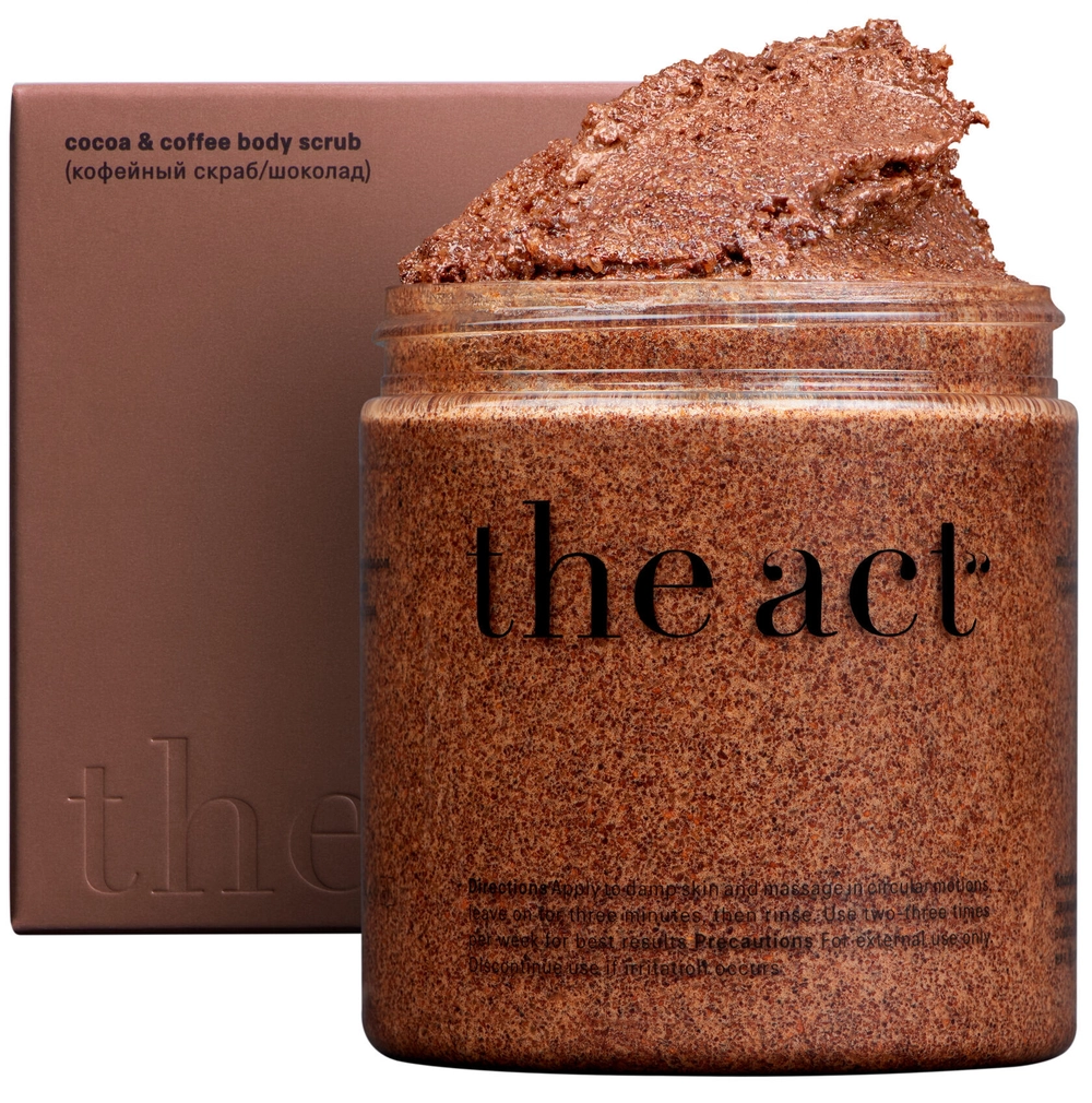 Деликатный кофейный скраб The Act 