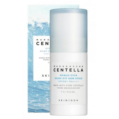 Солнцезащитный стик с шёлковым финишем 7 гр SKIN1004 Hyalu-Cica Silky-Fit Sun Stick SPF50+ PA++++