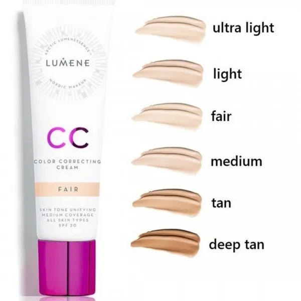 CC крем SPF 20 LUMENE CC Color Correcting Cream Medium