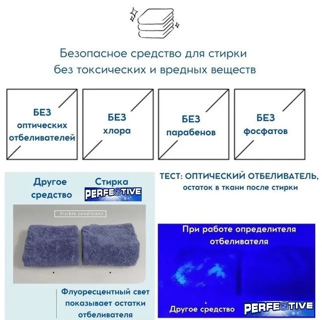 Жидкость для стирки Универсальная для белых и цветных тканей PERFEQTIVE Multi Power Laundry Detergent 3.1л