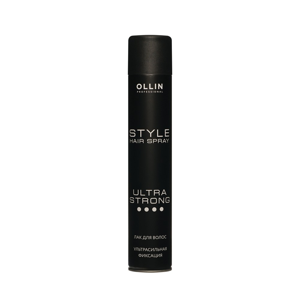 Лак для волос Ollin Professional Style Ultra Strong Ультрасильная фиксация 500мл