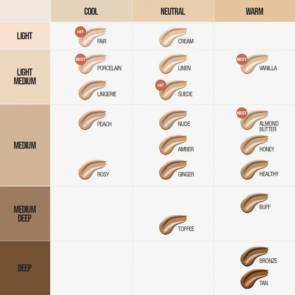 Увлажняющий тональный флюид TFIT Radiance Fit Serum Foundation N01