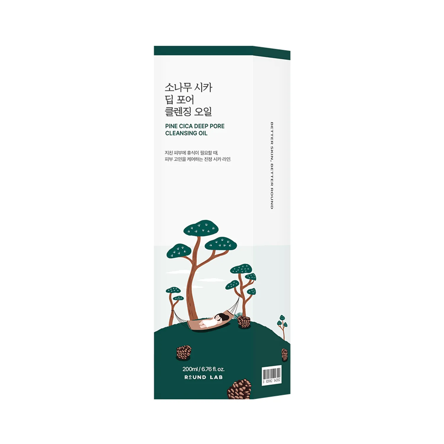 Гидрофильное масло ROUND LAB Pine Cica Deep Pore Cleansing Oil 200ml