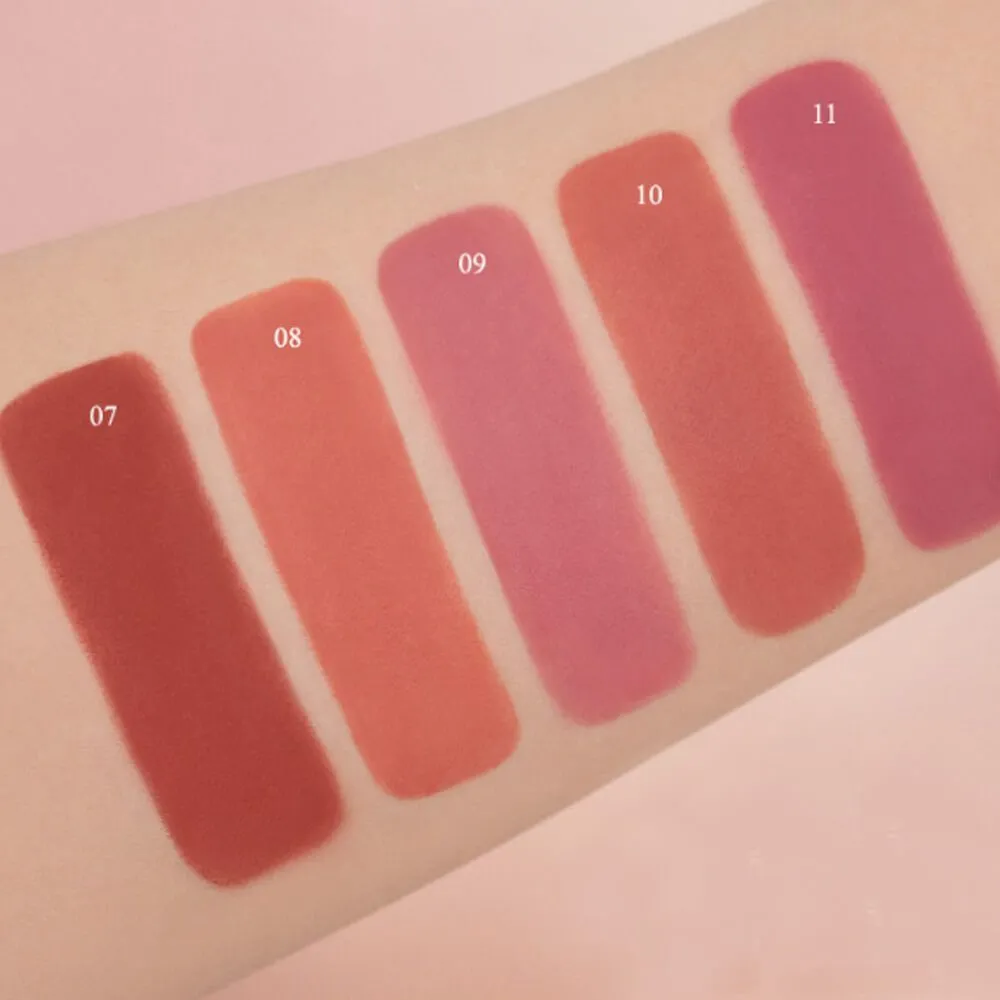 Шифоновая помада для губ с блюр-эффектом CLIO Chiffon Mood Lip 09 Strawberry Cookie