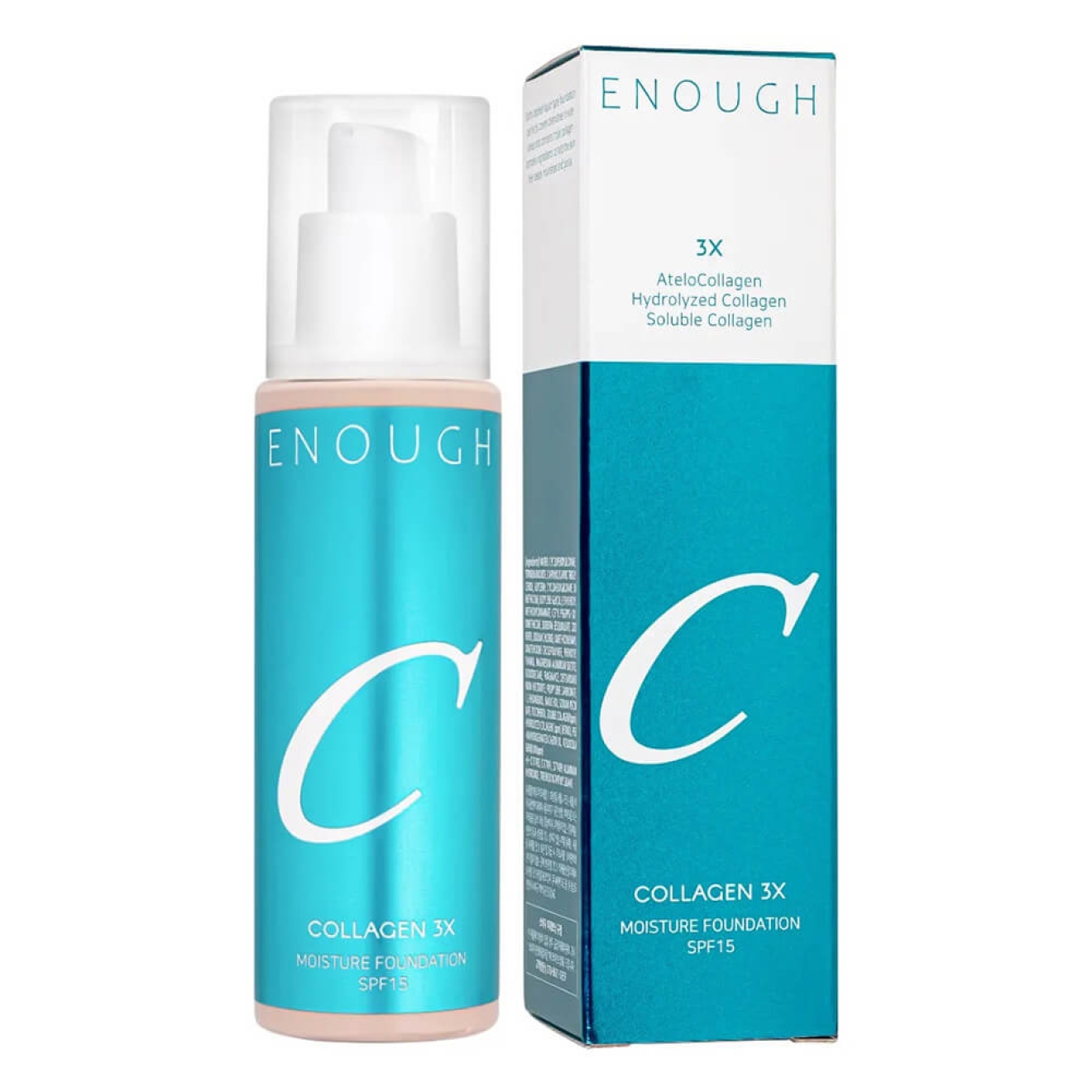 Тональный крем с тройным коллагеном ENOUGH COLLAGEN 3X Moisture Foundation SPF 15