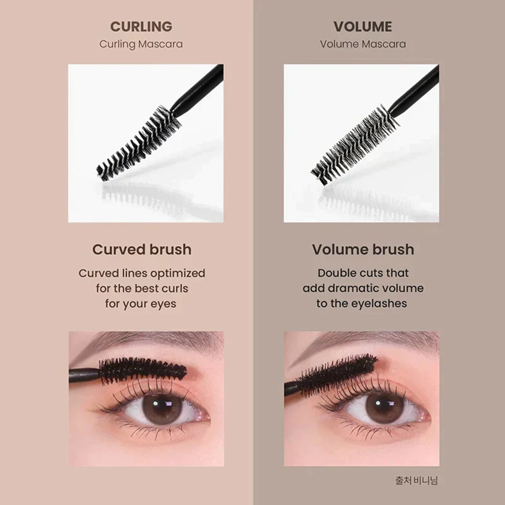 Тушь для ресниц Heimish Dailism Smudge Stop Mascara Volume (Объем)